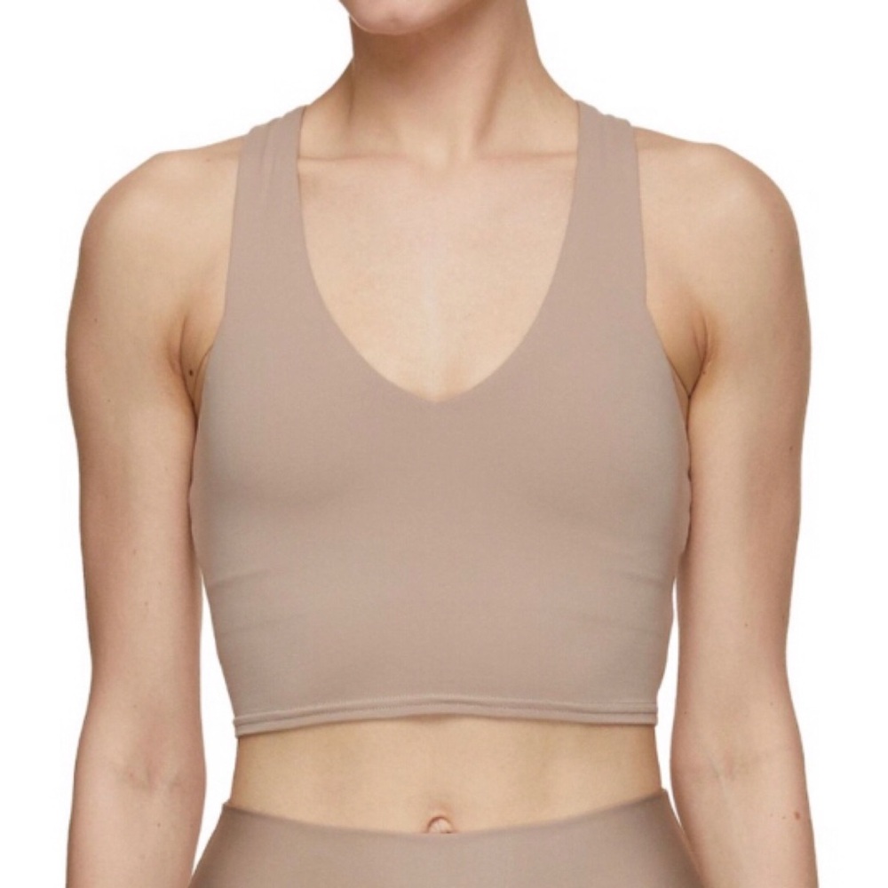 Alo Yoga Airbrush Real Bra Tank Taupe XS